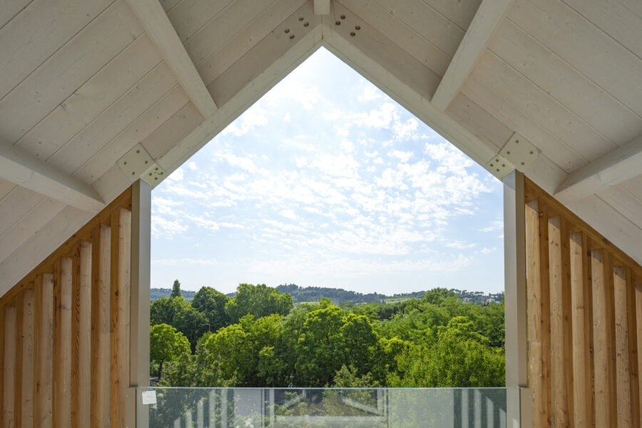 progettazione tetti in legno case moderne