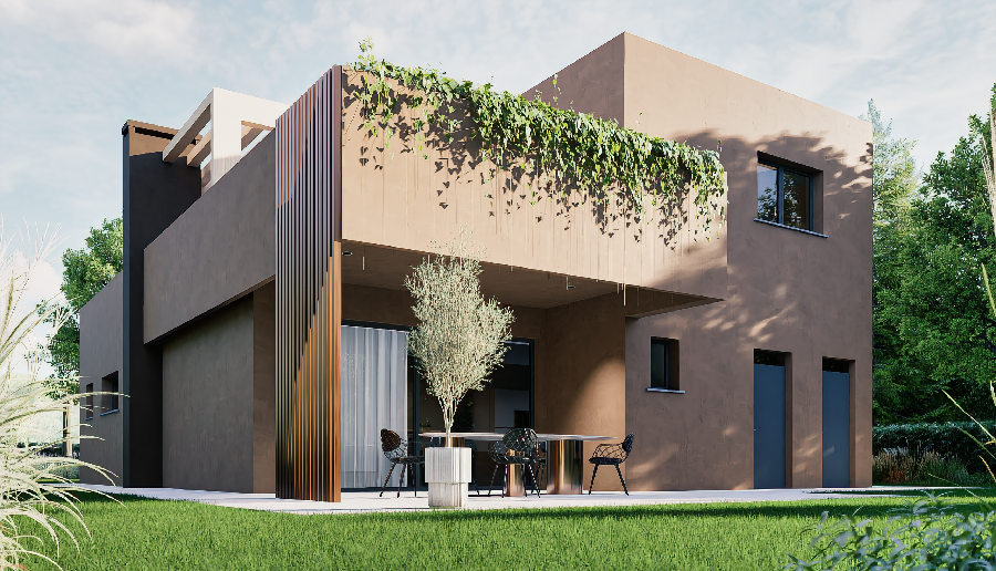 Project presentation: single-family wooden house – Gubbio (PG)