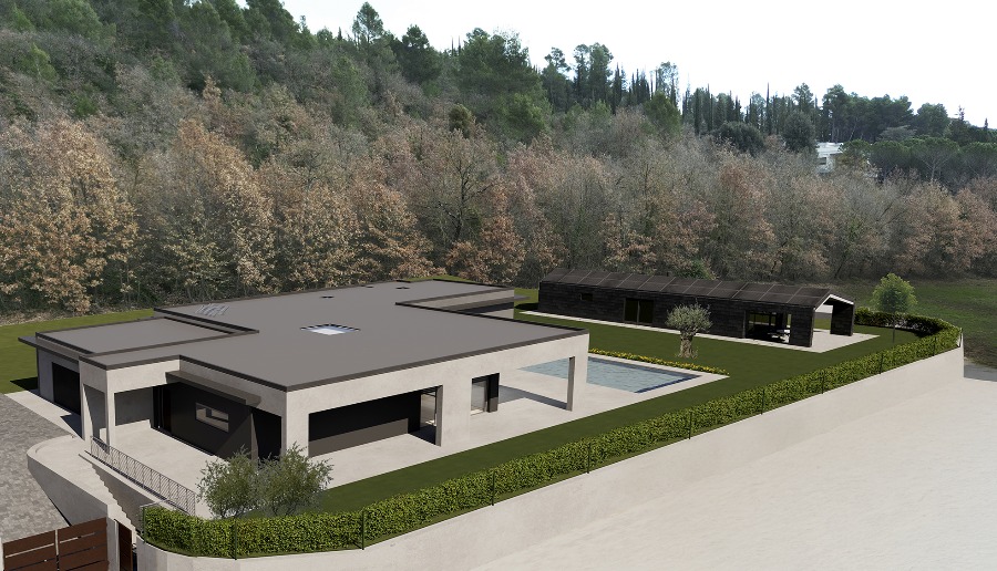 Project presentation: single-family wooden villa – Perugia