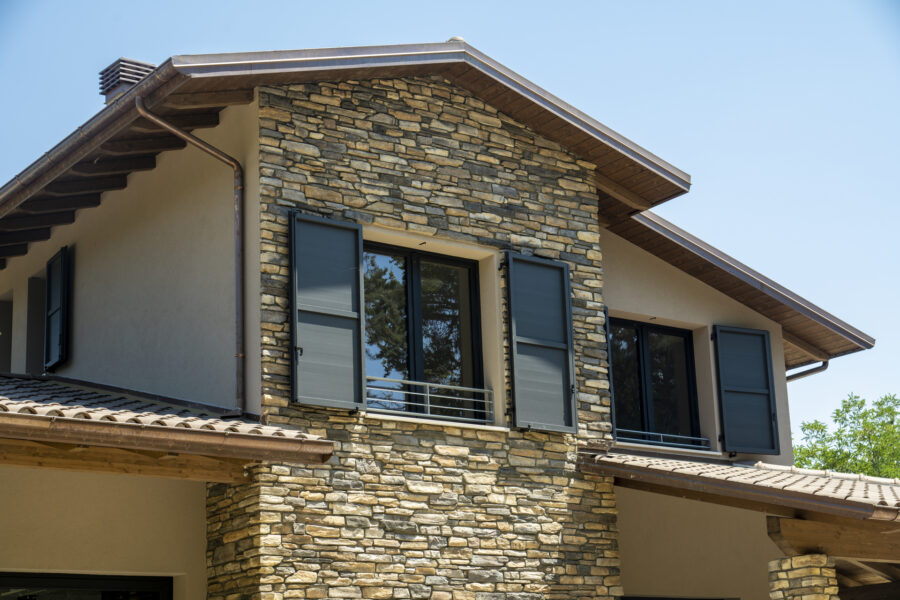 casa prefabbricata in legno moderna