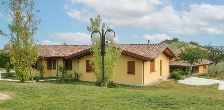 agriturismo prefabbricato in legno