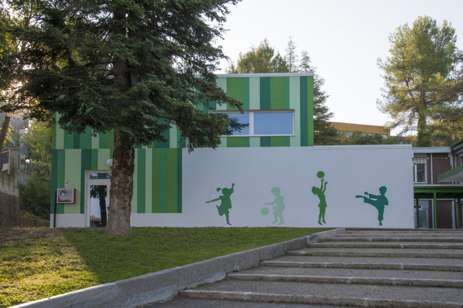 Progettazione palestra in legno