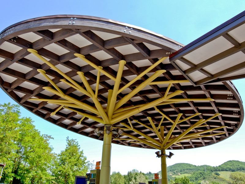 Copertura stazione di servizio