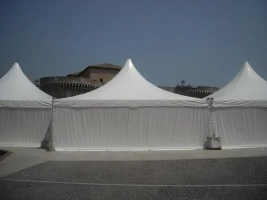 Tendone per evento fieristico