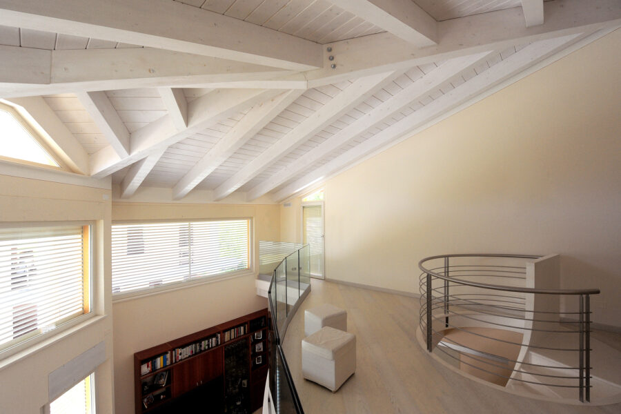 edifici case in legno